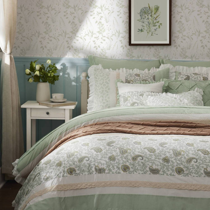 Piece Cotton Percale Comforter Set