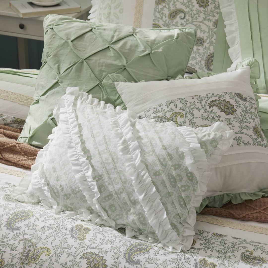 Piece Cotton Percale Comforter Set