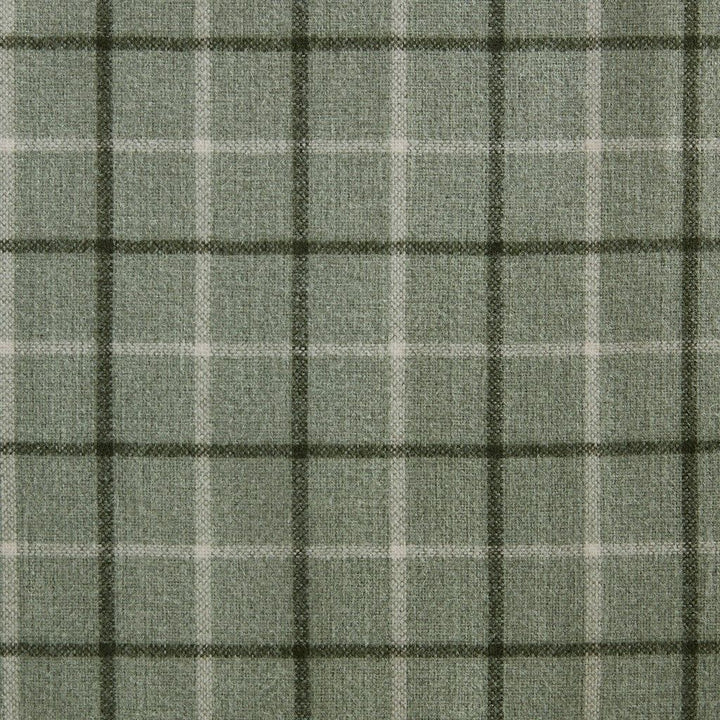 Plaid Faux Leather Tab Top Curtain Panel