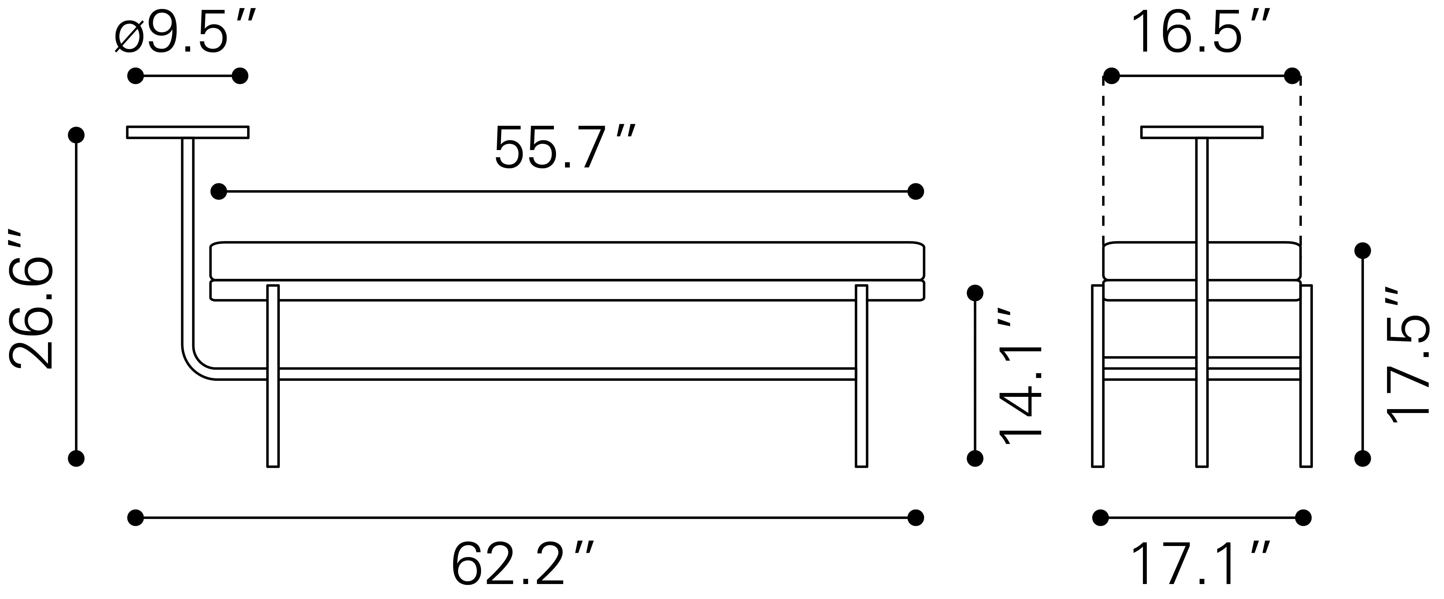 Ploce Bench