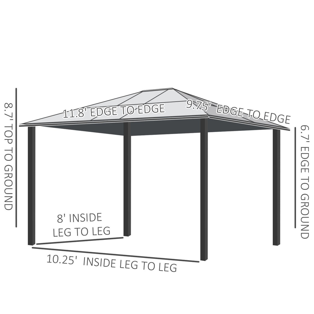 Polycarbonate Roof Aluminum Frame
