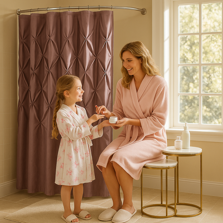 Polyester Bathroom Curtain 