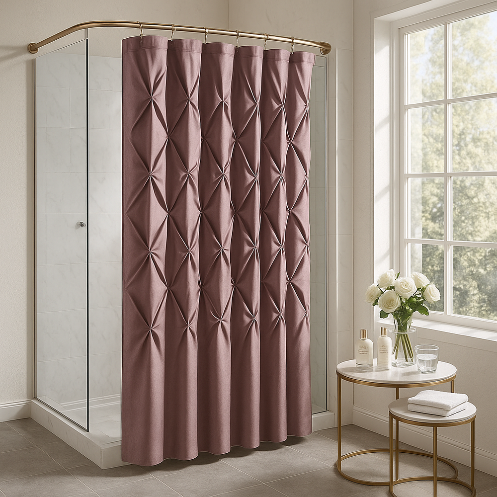 Polyester Bathroom Curtain 