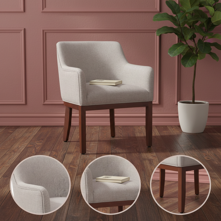 Modern Comfort Dining Chair – Performance Gray | Ergonomic Seating | Trufairs