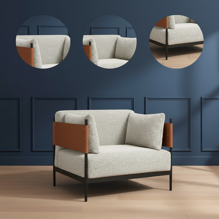 Urban Modern Armchair – Industrial Comfort | Designer Accent Seating | Trufairs