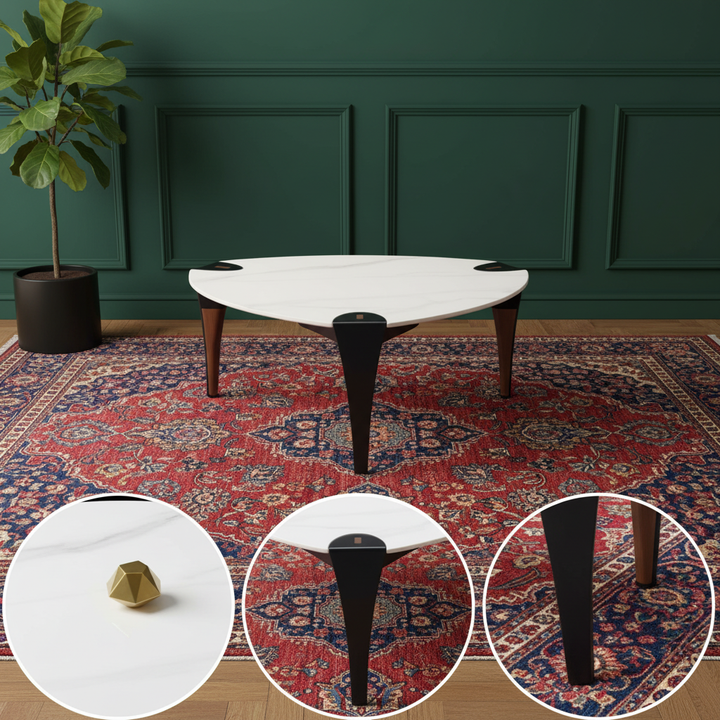 Bogey Coffee Table Multicolor – Contemporary Sintered Stone Design by Zuo Modern | Trufairs