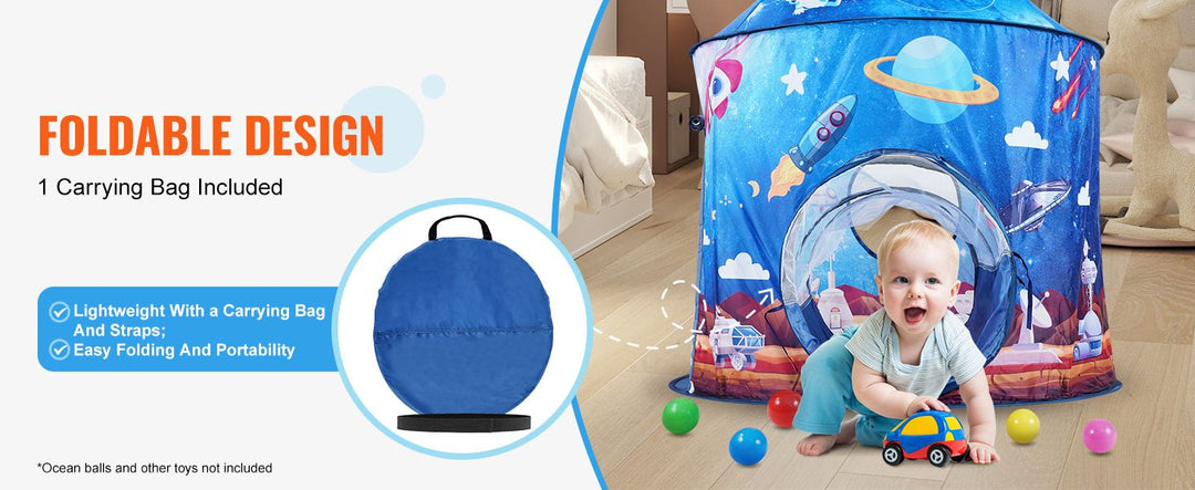 Pop Up Playhouse with Tunnel