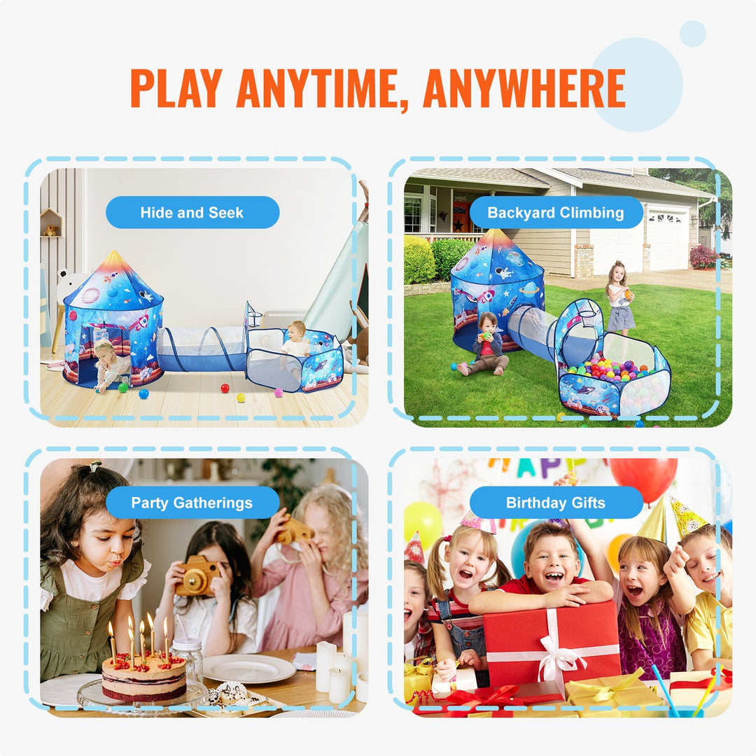 Pop Up Playhouse with Tunnel