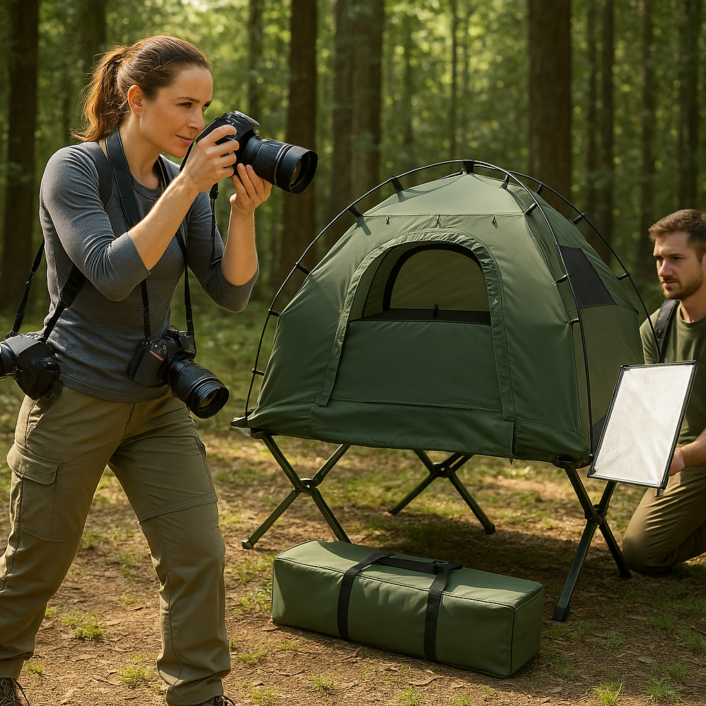 Portable 1-Person Camping Cot Tent 