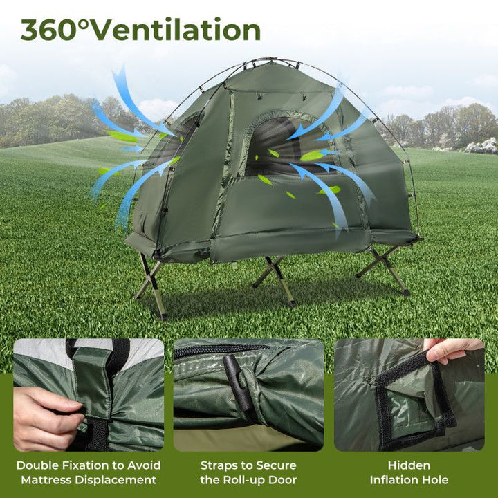 Portable 1-Person Camping Cot Tent 