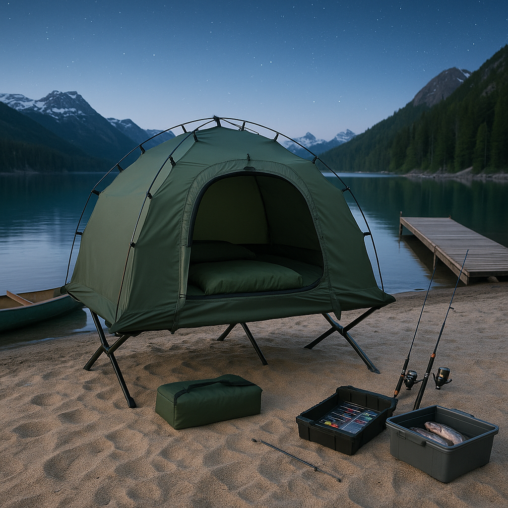 Portable 1-Person Camping Cot Tent 
