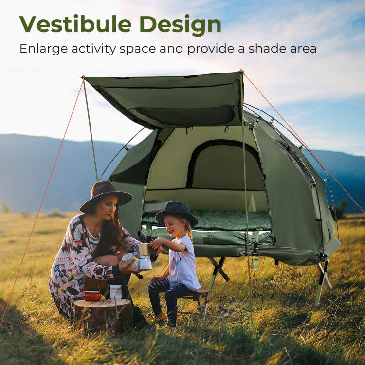 Portable 1-Person Camping Cot Tent 