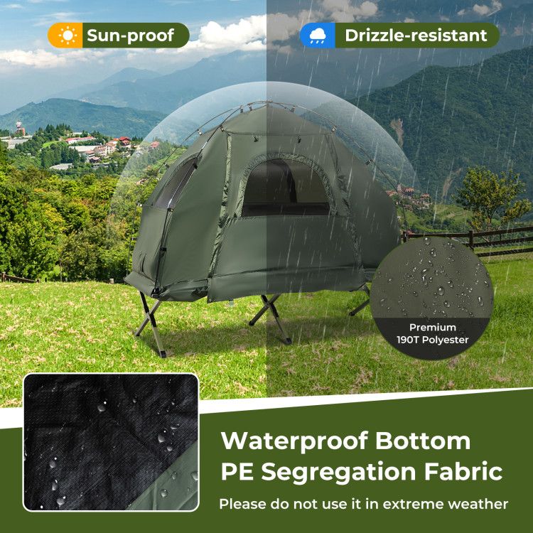 Portable 1-Person Camping Cot Tent 