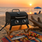 Professional Dual-Burner Portable Gas Grill with Advanced Temperature Control System