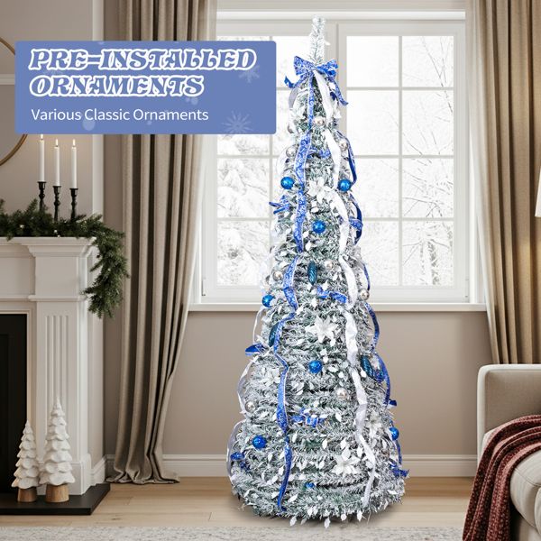 Pre-lit Artificial Pop Up Christmas Tree
