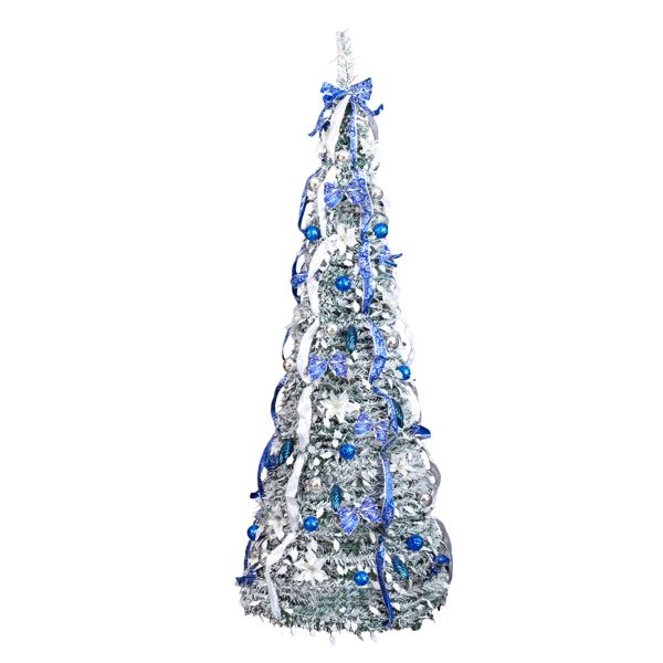 Pre-lit Artificial Pop Up Christmas Tree