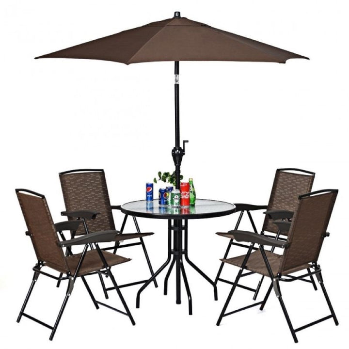 Premium 4-Piece Folding Sling Chairs