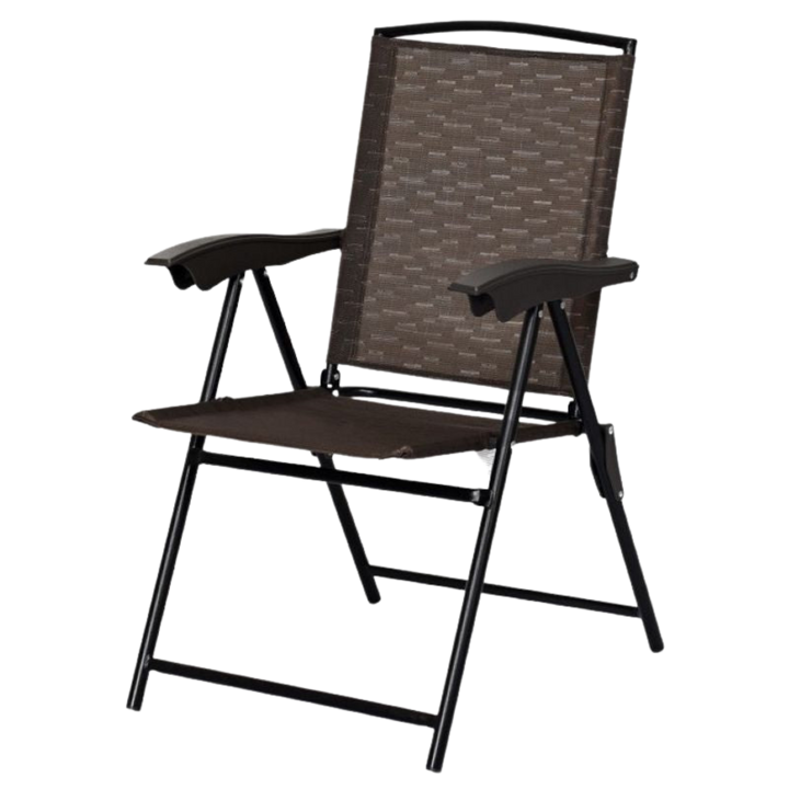 Premium 4-Piece Folding Sling Chairs