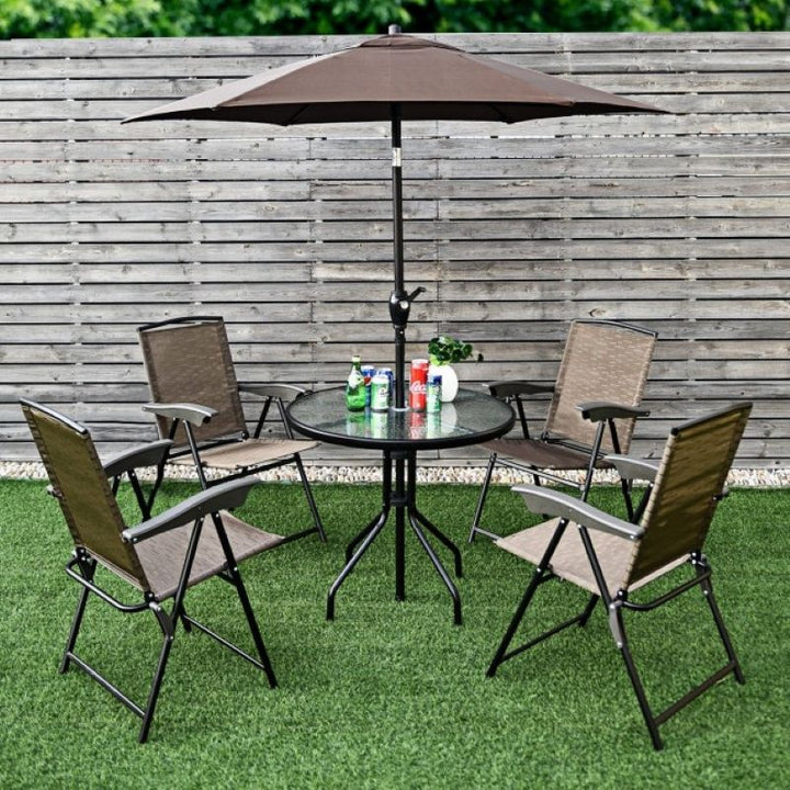 Premium 4-Piece Folding Sling Chairs