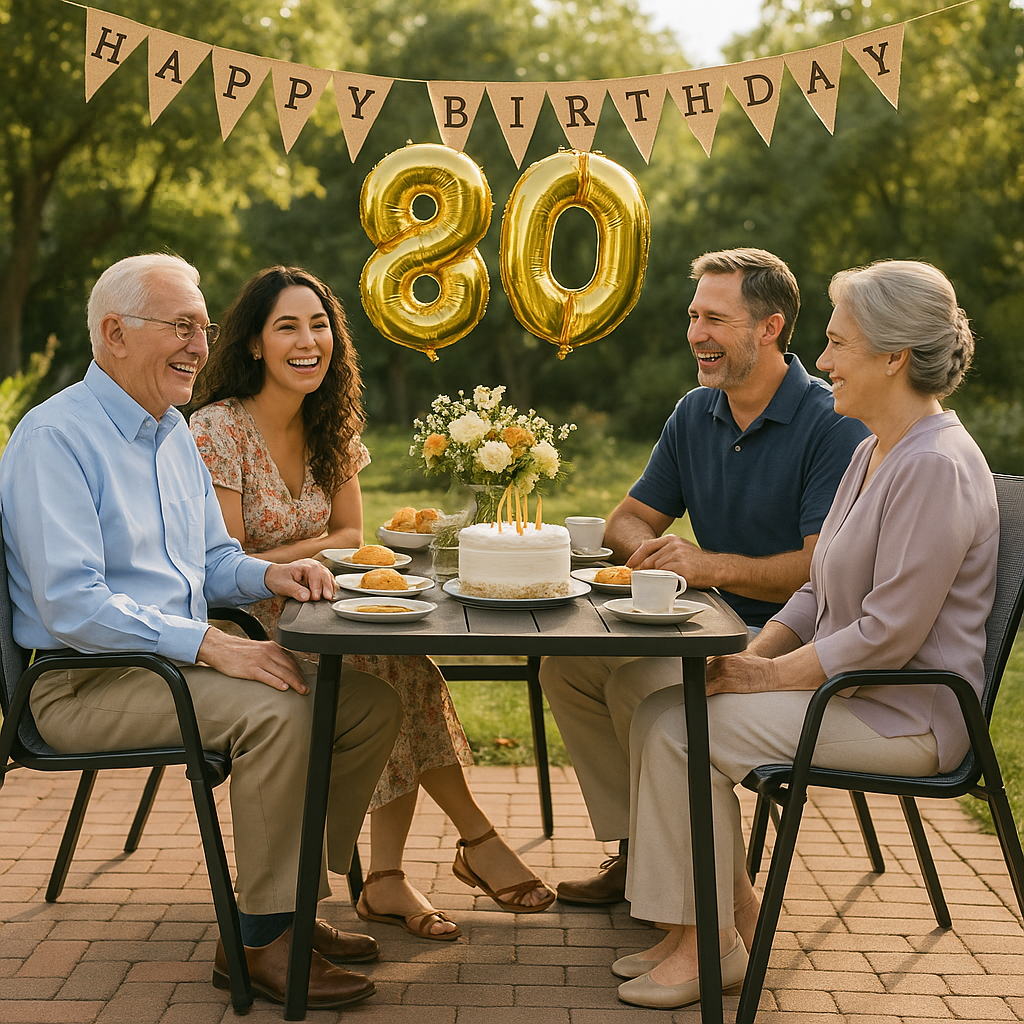Premium 4-Piece Patio Chairs Set