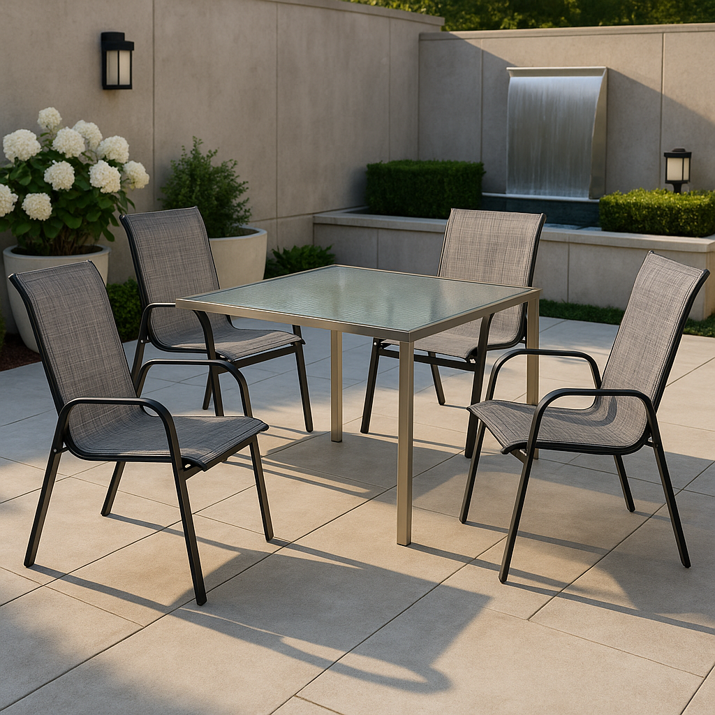 Premium 4-Piece Patio Chairs Set