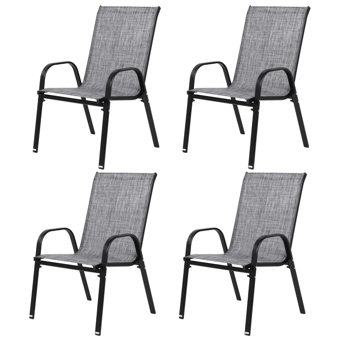Premium 4-Piece Patio Chairs Set