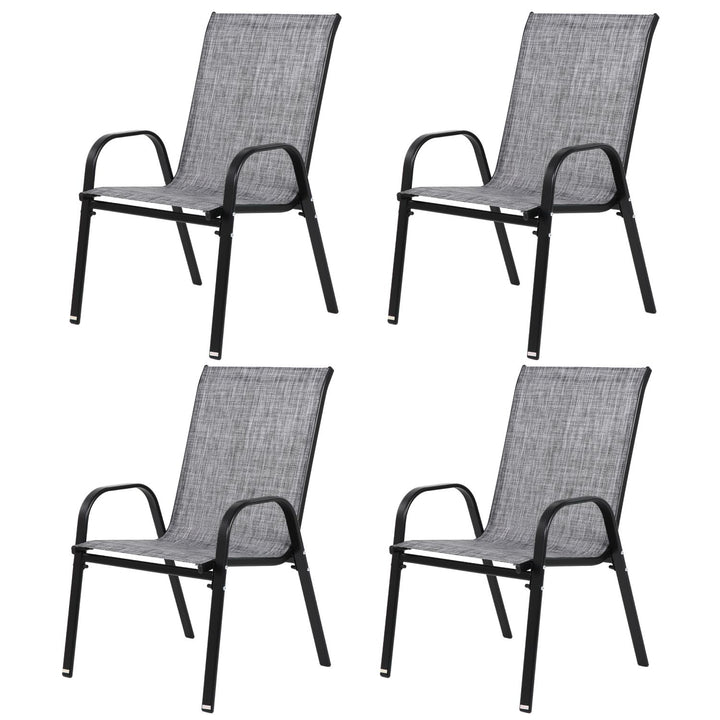 Premium 4-Piece Patio Chairs Set