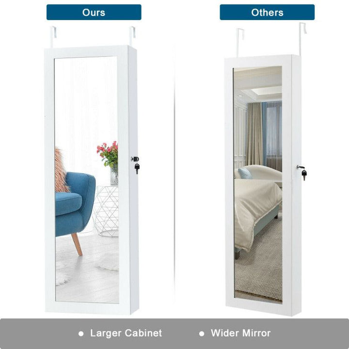 Premium LED Mirror Jewelry Armoire