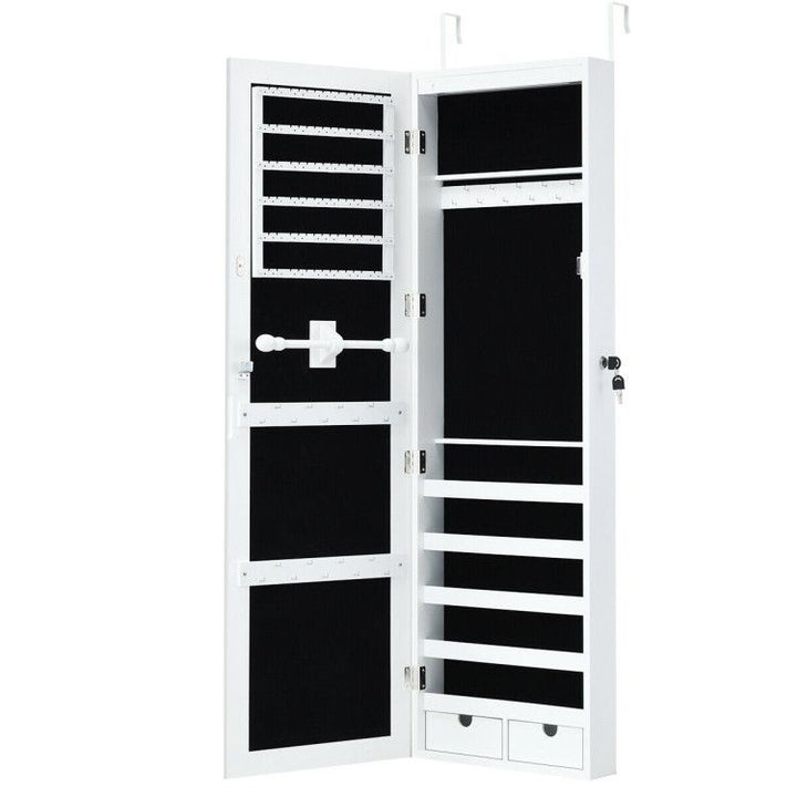 Premium LED Mirror Jewelry Armoire