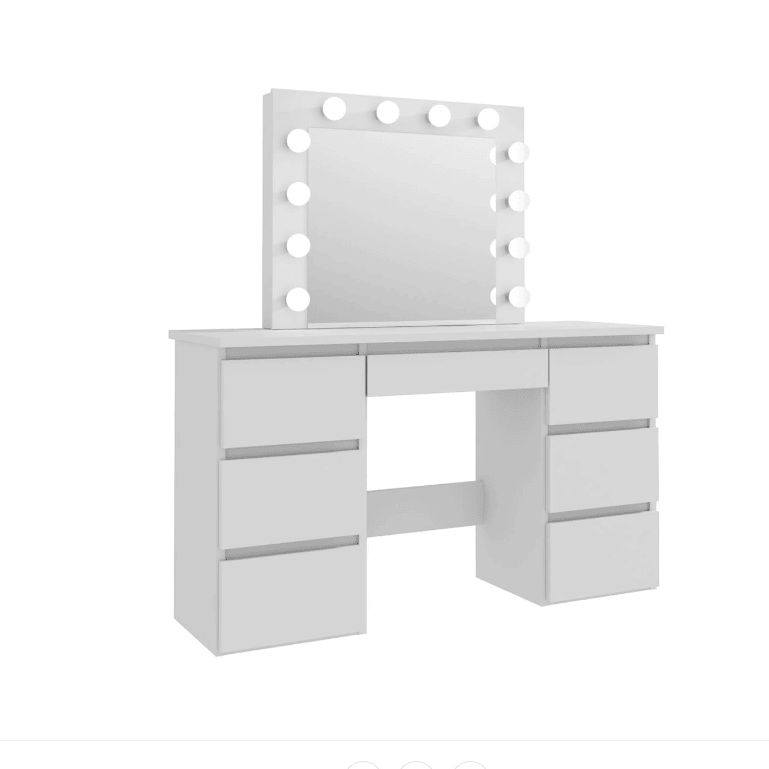 Premium Large White Vanity Table