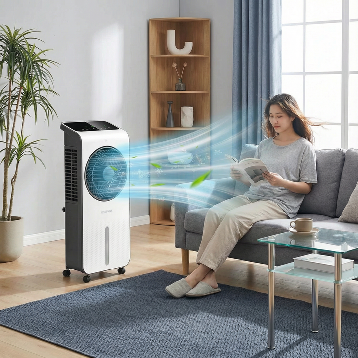 3-in-1 Evaporative Air Cooler with 12-Hour Timer & Remote Control | Trufairs