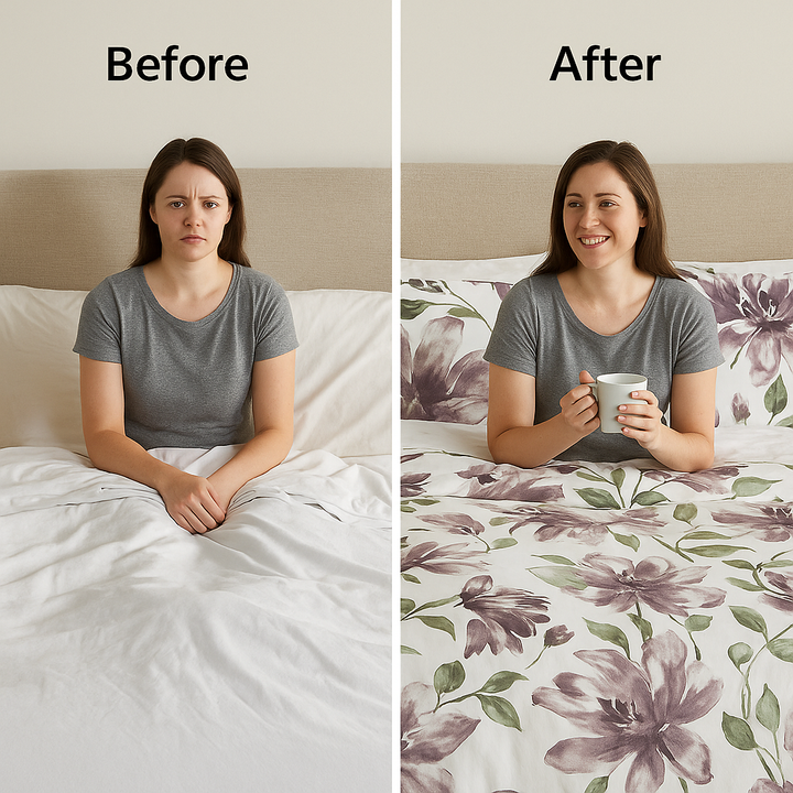 Floral Comforter Set with Bed Sheets – Complete Bedding Ensemble | Trufairs