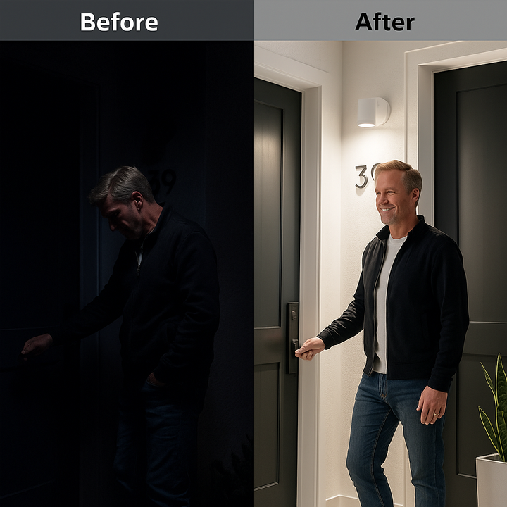 Modern LED Outdoor Wall Sconce – Sleek Can-Shape & Energy Efficiency | Outdoor Lighting | Trufairs