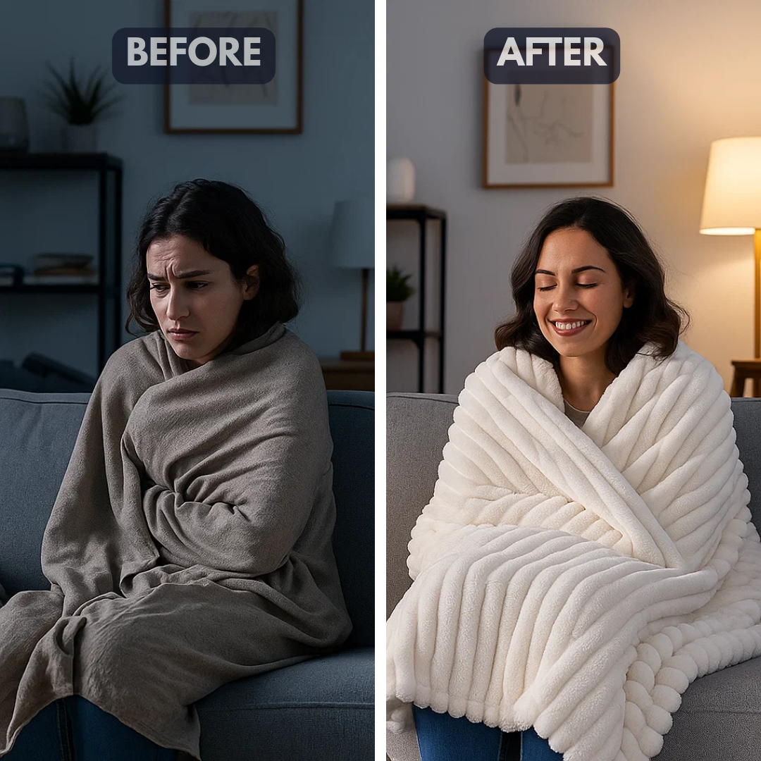 Super Soft Fleece Throw Blanket – Lightweight Warm Comfort | Home Blanket | Trufairs