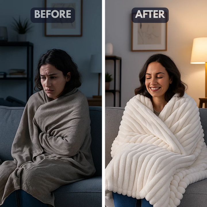 Super Soft Fleece Throw Blanket – Lightweight Warm Comfort | Home Blanket | Trufairs
