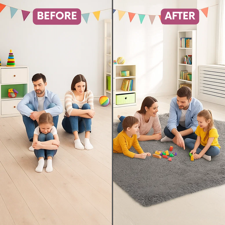 Super Plush Shag Area Rug – Extra Large Cozy Fuzzy Carpet | Bedroom & Living Room Decor | Trufairs