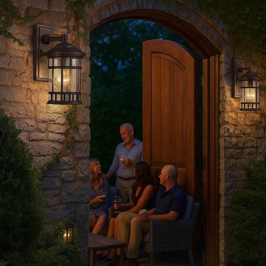 Antique Bronze Canister Outdoor Wall Light – Timeless Elegance & Focused Illumination | Outdoor Sconce | Trufairs