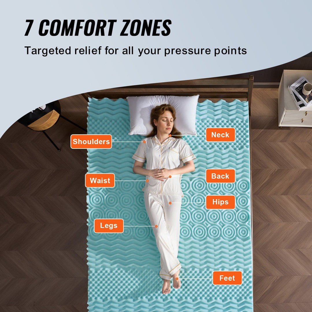 Professional Cooling Gel  Mattress Topper