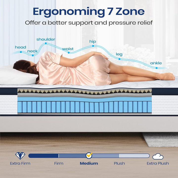 Queen Mattress Memory Foam