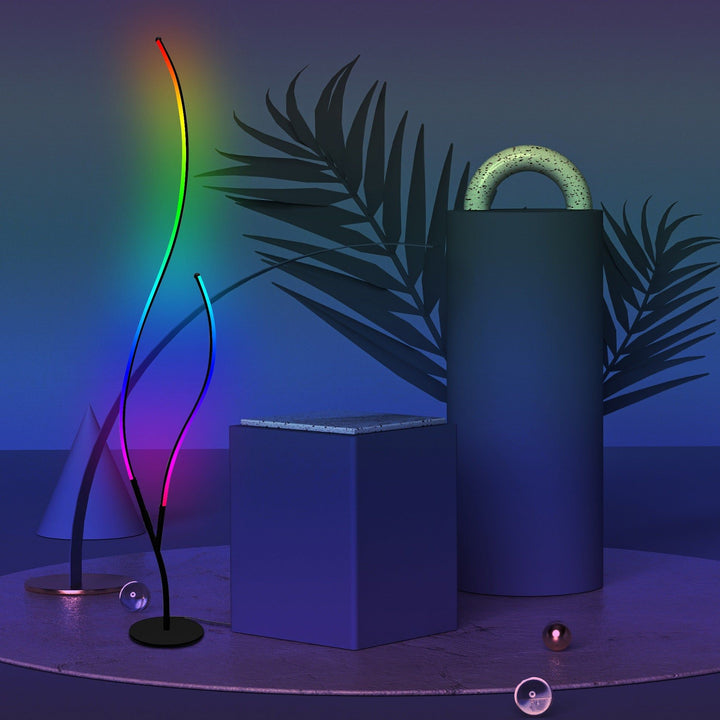 RGBCW Ripple Floor Lamp