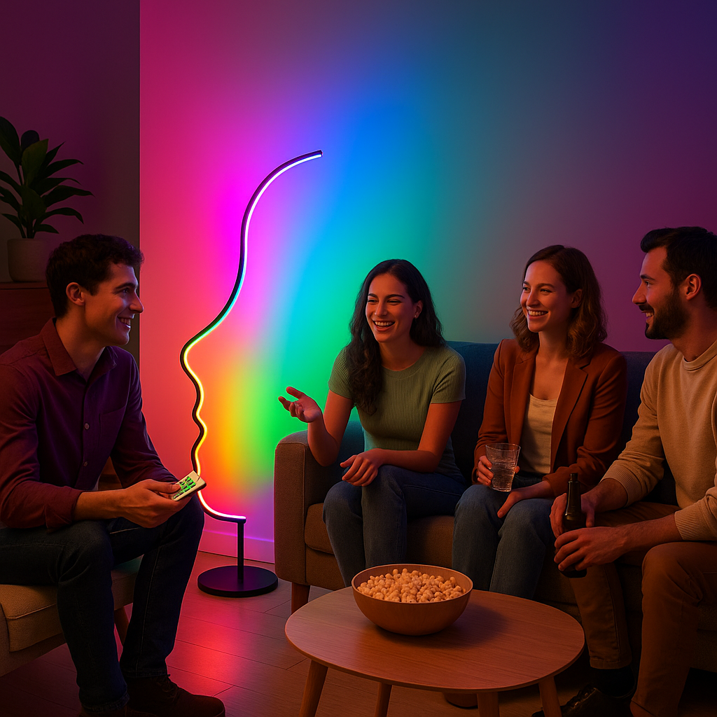 RGB Face LED Floor Lamp