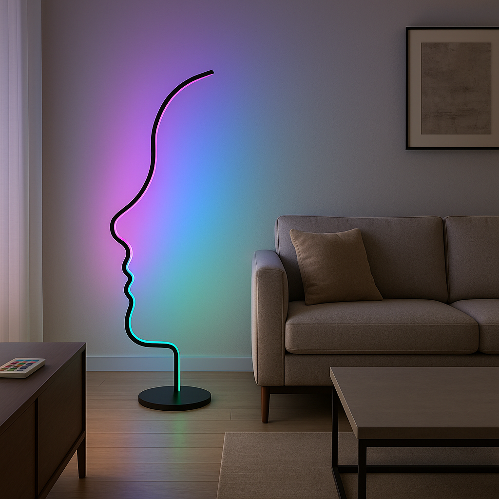 RGB Face LED Floor Lamp