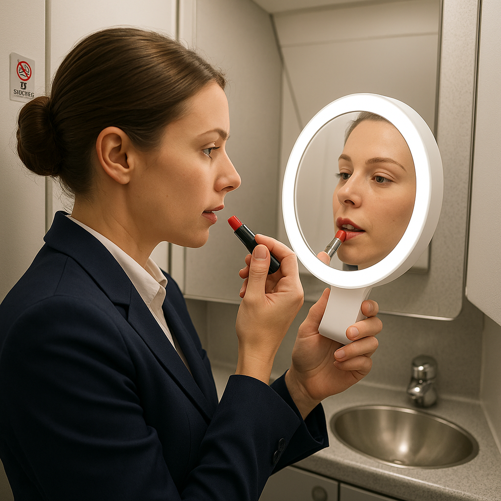 Rechargeable Travel Vanity Mirror