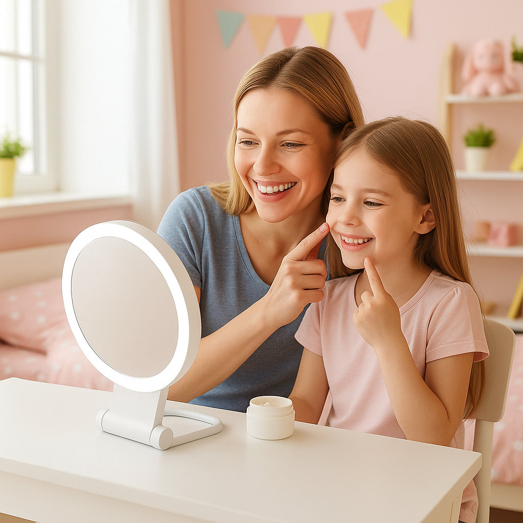Rechargeable Travel Vanity Mirror