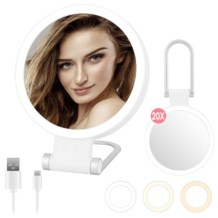 Rechargeable Travel Vanity Mirror