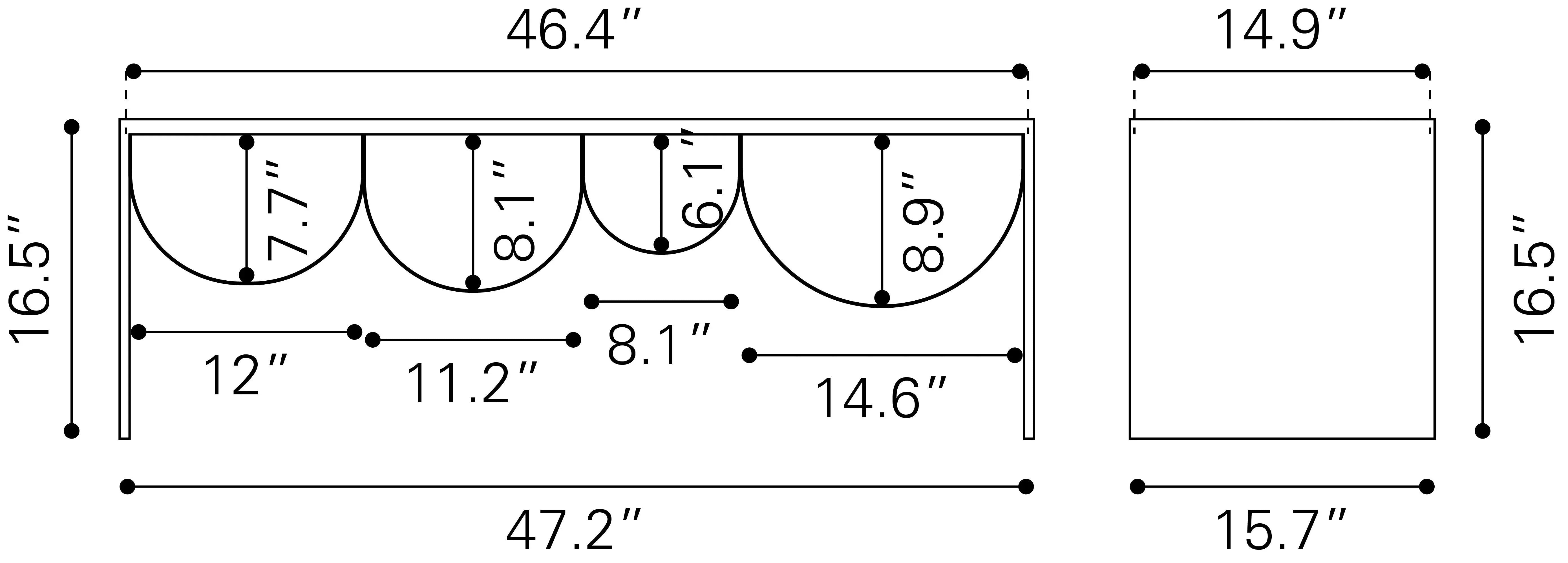 Reed Coffee Table