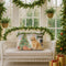 Exclusive Cozy Christmas Golden Retriever Throw Pillow - Premium 26" x 12" Holiday Collection