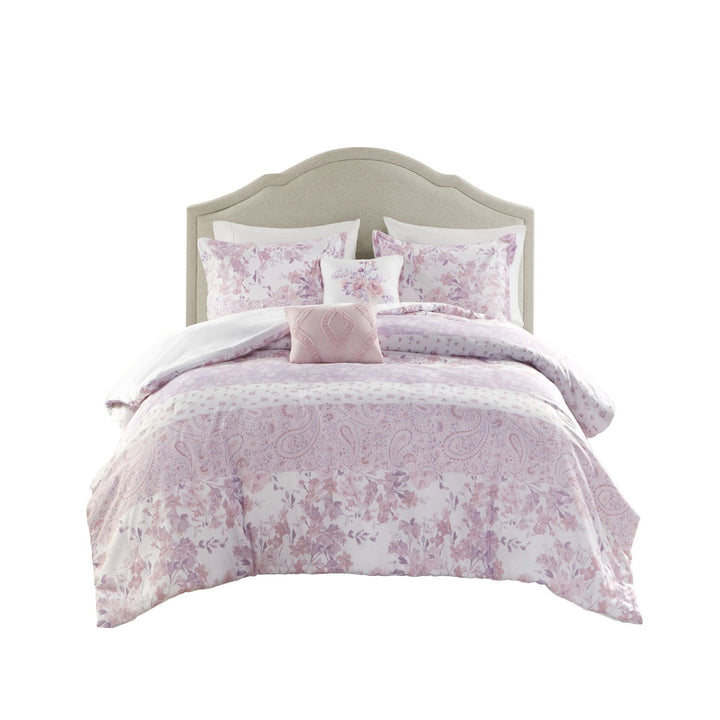 Romantic Floral Paisley Comforter Set