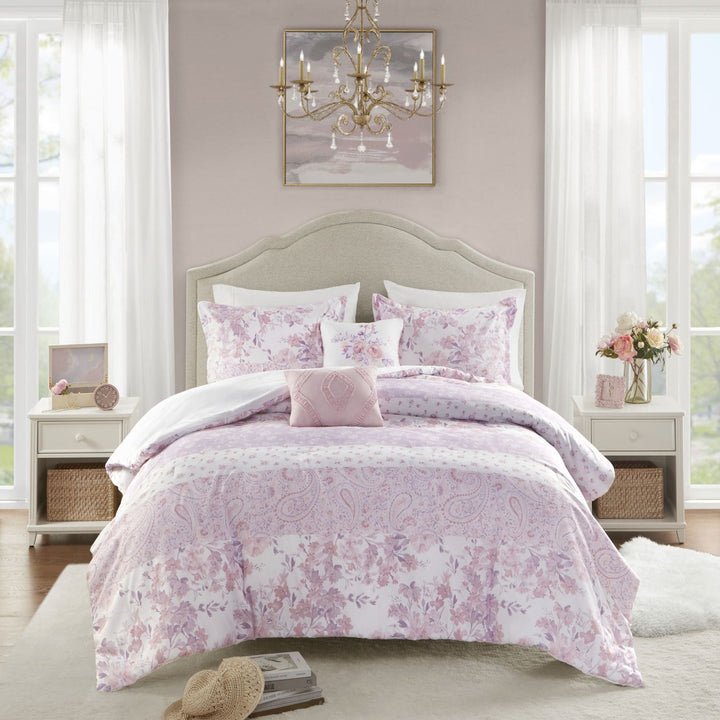 Romantic Floral Paisley Comforter Set