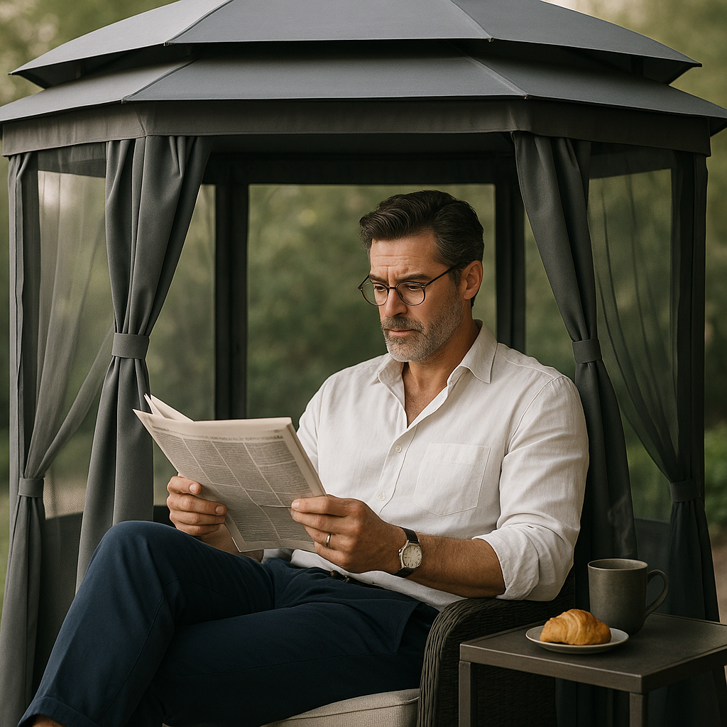 Round Outdoor Patio Dome Gazebo
